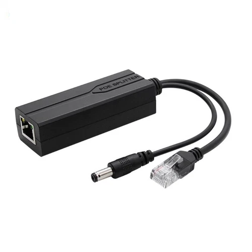 48V To 12V DC5.5x2.1mm POE Splitter Power Adapter For Networking Device