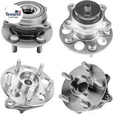- 4Pc Wheel Bearing Hubs Assembly for Toyota Prius Plug-In 2010-2015, 5 Lug, 4 F