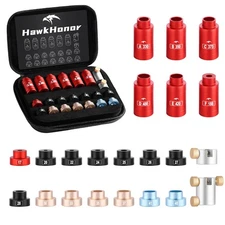 Bullet and Headspace Gauge Comparator Kit with 14 Inserts & 6 Bushings & 1 Co...