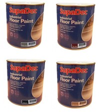 SupaDec Industrial Floor Paint 1L Tile Red / Black / Light Grey / Slate Grey