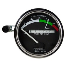 Tachometer W/ White Needle Fits John Deere 2510 2520 3020 Tractors Ar50404