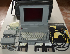 1994 Gateway 2000 Color Book Laptop CB486DX33 Windows 3.11 170MB HDD extras