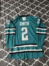 Will Smith San Jose Sharks Signed Autograph Jersey Beckett COA