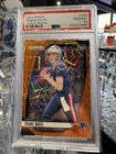 2024 Panini Prizm Drake Maye #329 Lazer Prizm RC PSA Gem Mint 10