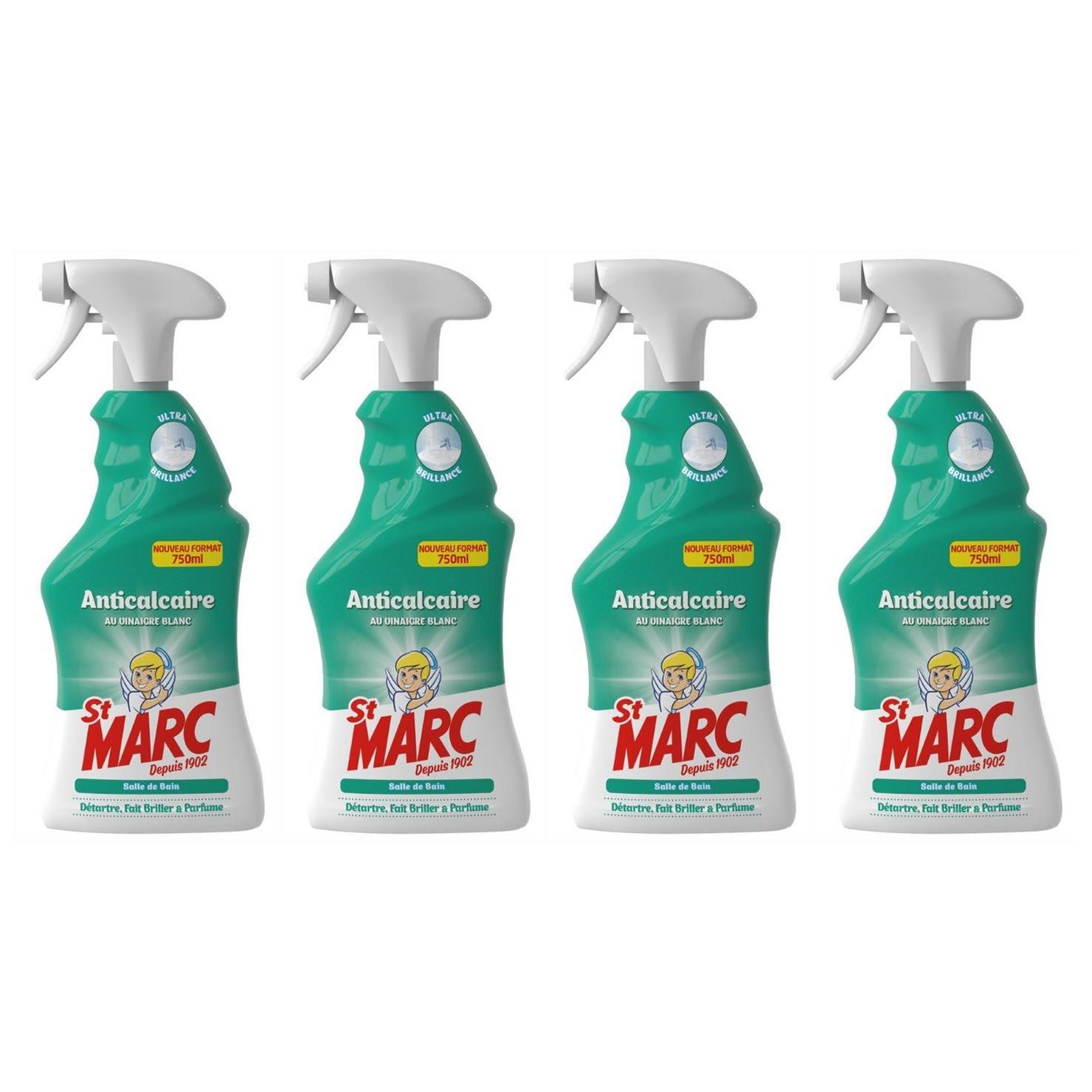 Nettoyant désinfectant ST MARC spray antibactérien sans javel lot de 4