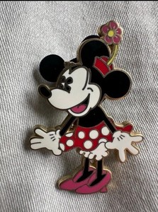 Disneyland Official Trading Retro Minnie Mouse 2002 Memorabilia Pin
