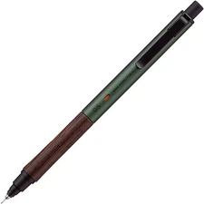 MITSUBISHI UNI KURU TOGA WOOD 0.5mm Mechanical Pencil Forest Green M5-KW 1P New