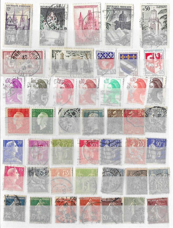 France. Collection 260503#45 (U, see scan). Good stamps, best price!