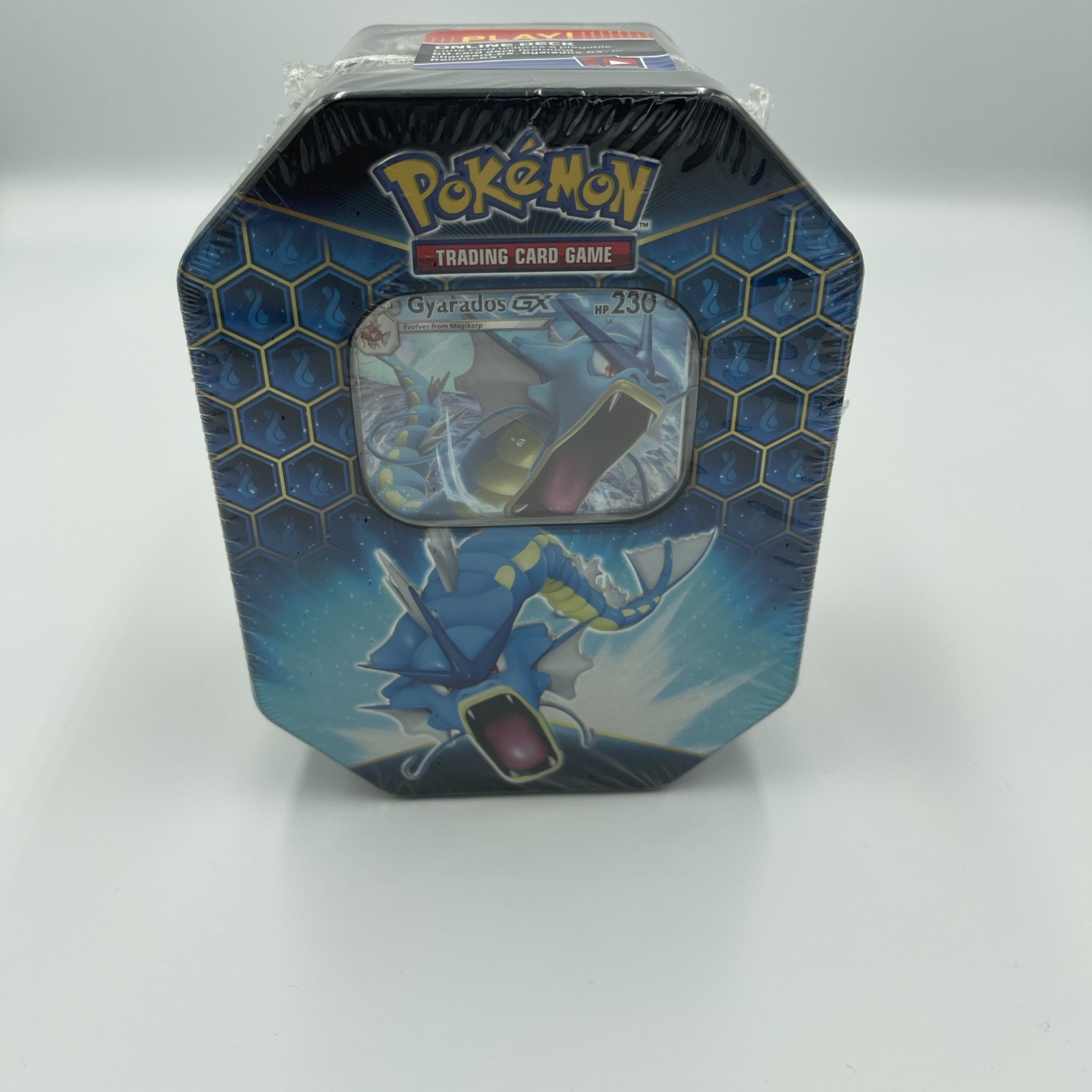 Pokemon TCG Hidden Fates Gyarados GX Tin NEW & Factory Sealed