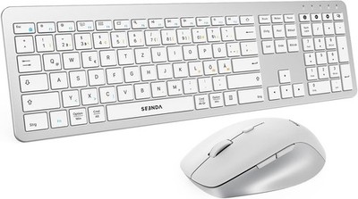 Seenda COE300 Tastatur Maus Set Kabellos Dual Bluetooth 2,4