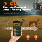 Voopeak Solar 2.5K 4G LTE Cellular PTZ Security Camera Wildlife Trail Cam 360° — photo 2