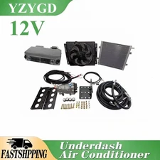 Cool&Heat Electric Universal Underdash Air Conditioner DC Auto Car 12V A/C Kit