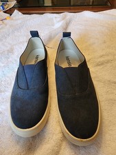Kensie Shoes Womens Size 6 Blue Slip-On Casual Canvas Cushioned