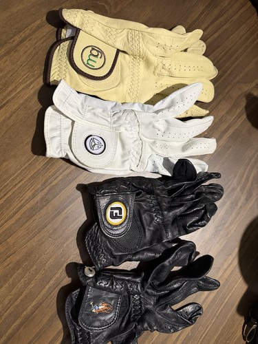 POLO,FootJoy, MG, Titleist Golf Gloves. Left And Large Used (5)