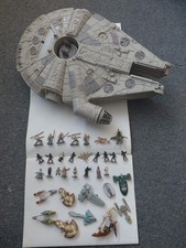 1995 Vintage Star wars micro machines galoob millennium falcon and figures