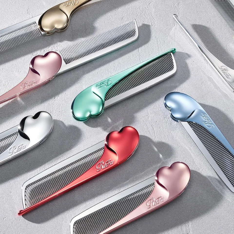 ReFa HEART COMB Aira Folding Portable Hair Comb Brush Japan Beauty Gift NEW - Image 3 of 4