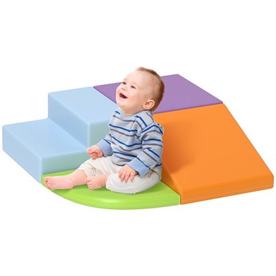 Bausteinset 4er-Set Schaumstoff Bausteine Bauspielzeug  für 1-3 Jahre alt Kinder