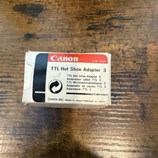 Canon TTL Hot Shoe Adapter 3 HSA-3  Hot Shoe Adapter Only New In Box