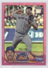 2023 Topps Chrome Logofractor Edition Pink Refractor /199 Justin Verlander 0nr3