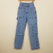 The Ragged Priest Combat High Rise Jeans Blue Size 26
