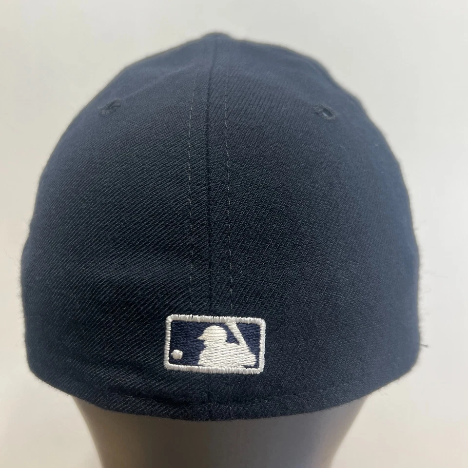 Vintage MLB Detroit Tigers New Era 5950 Fitted Hat 7 1/4 Diamond Collection - Image 3 of 4