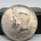 1964 Kenndey Half Dollar Denver Liberty In God We Trust