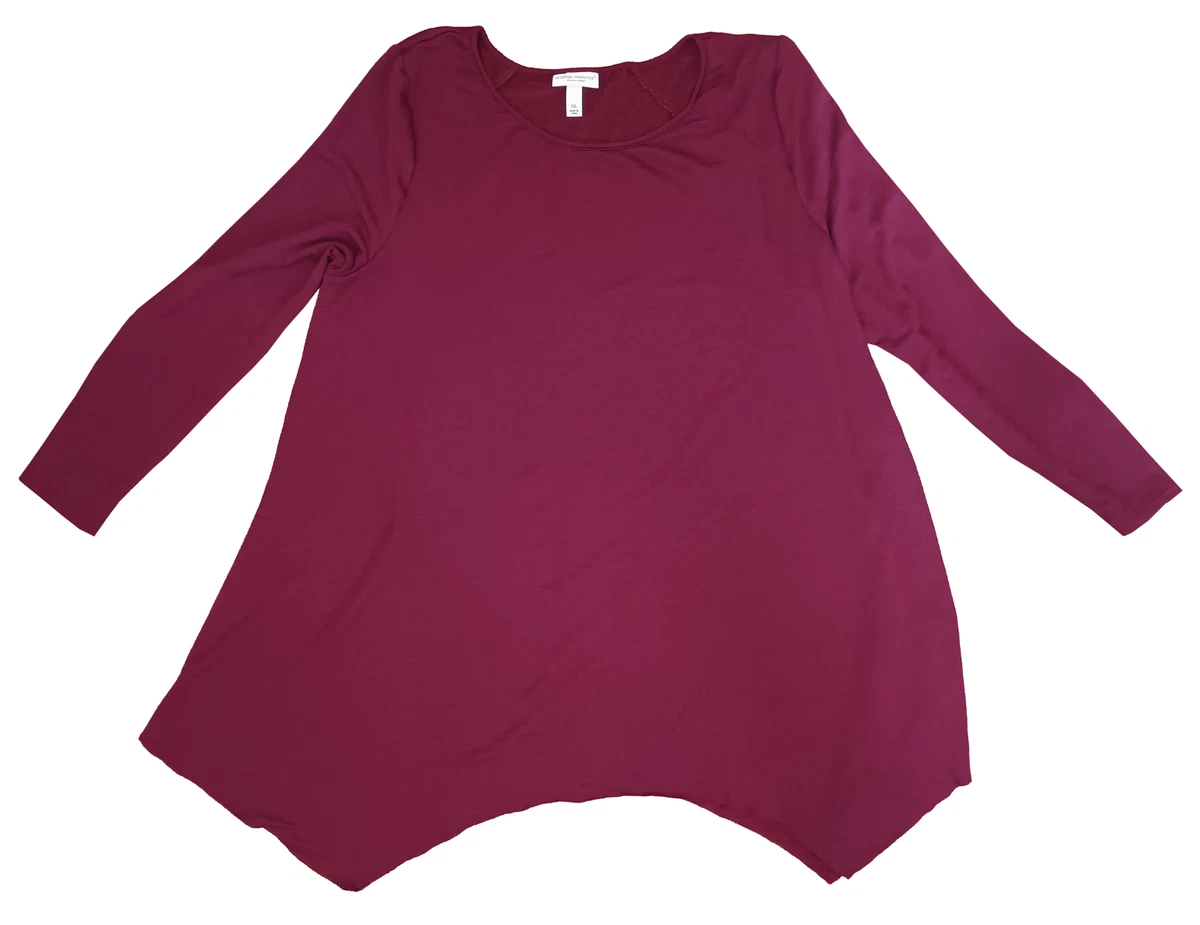Haut De Grossesse Liz Lange – Taille S, Style Tunique, Manches Longues, Gris