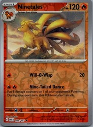 Ninetales 029/197 Obsidian Flames Reverse Holo