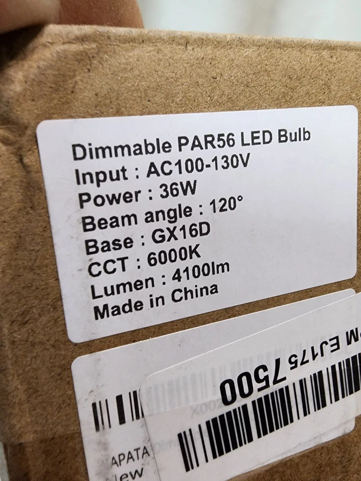 KAPATA Dimmable LED PAR56 Replacement NSP Light Bulb 3000K GX16D Base AC110-130V - Image 4 of 4