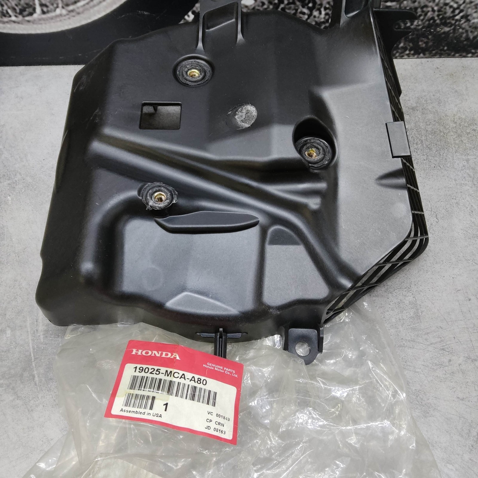 Guide d'air HONDA GL1800 GOLDWING 19025-MCA-A80 anti-surchauffe moteur pour moto de tourisme