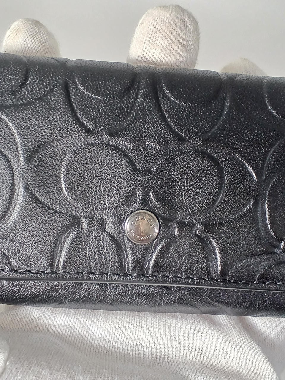 5 Ring Leather Key Case Model Number Signature BL… - image 5