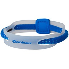 Phiten X50 Hybrid Titanium Bracelet Clear/Blue 6.75 Inch