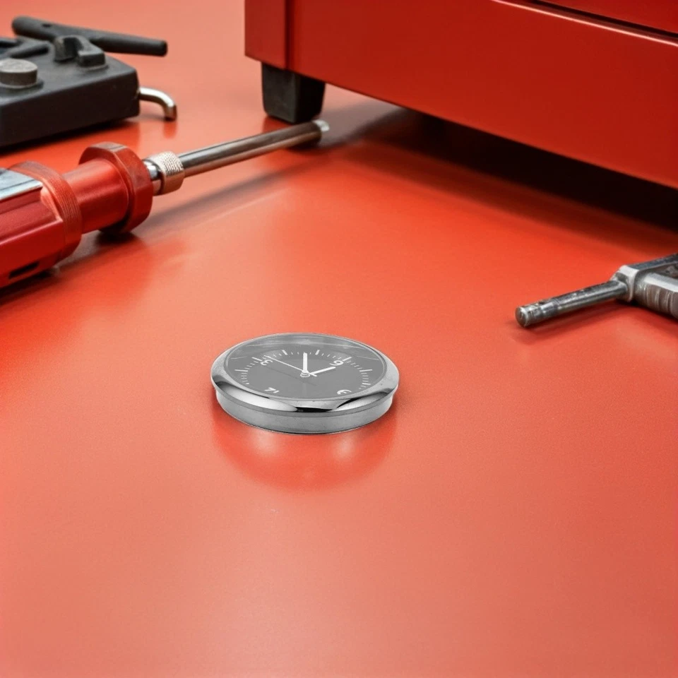  Automotive Clock: Stick On Dashboard - Small Analog Clock Watch For Vehicle - Image 2 of 4