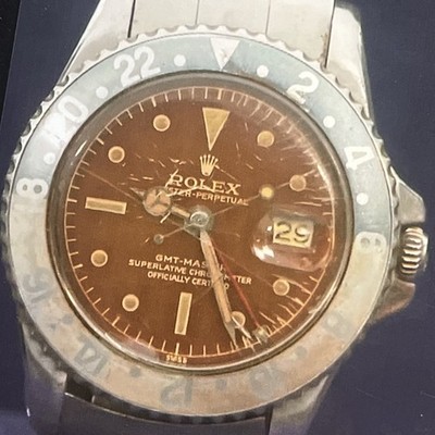 GMT-MASTER  ROOT BEER  Superlative CHRONOMETER Officially Certified ROLEX  PHOTO
