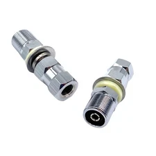 2Pcs Antenna Mount AdaptersSO239 UHF Female Connector CB Antenna Stud for Mou...