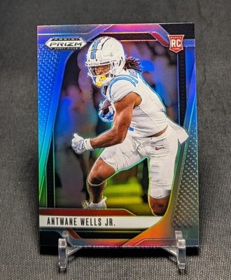 Antwane Wells Jr. Silver Rookie RC 2025 Panini Prizm Draft Picks Card #94 Giants