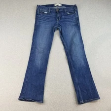 Hollister Jeans Mens See Measurements Bootcut DarkWash Normcore High Quality