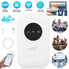 4G Unlocked LTE LCD MiFi Hotspot 300 Mbps Mobile WiFi Router High-Speed