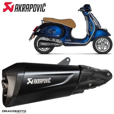 Escape VESPA SEI GIORNI II 300 HPE ABS 2021-2022 AKRAPOVIC Negro S-VE3SO10-HZ... - Imagen 1 de 4