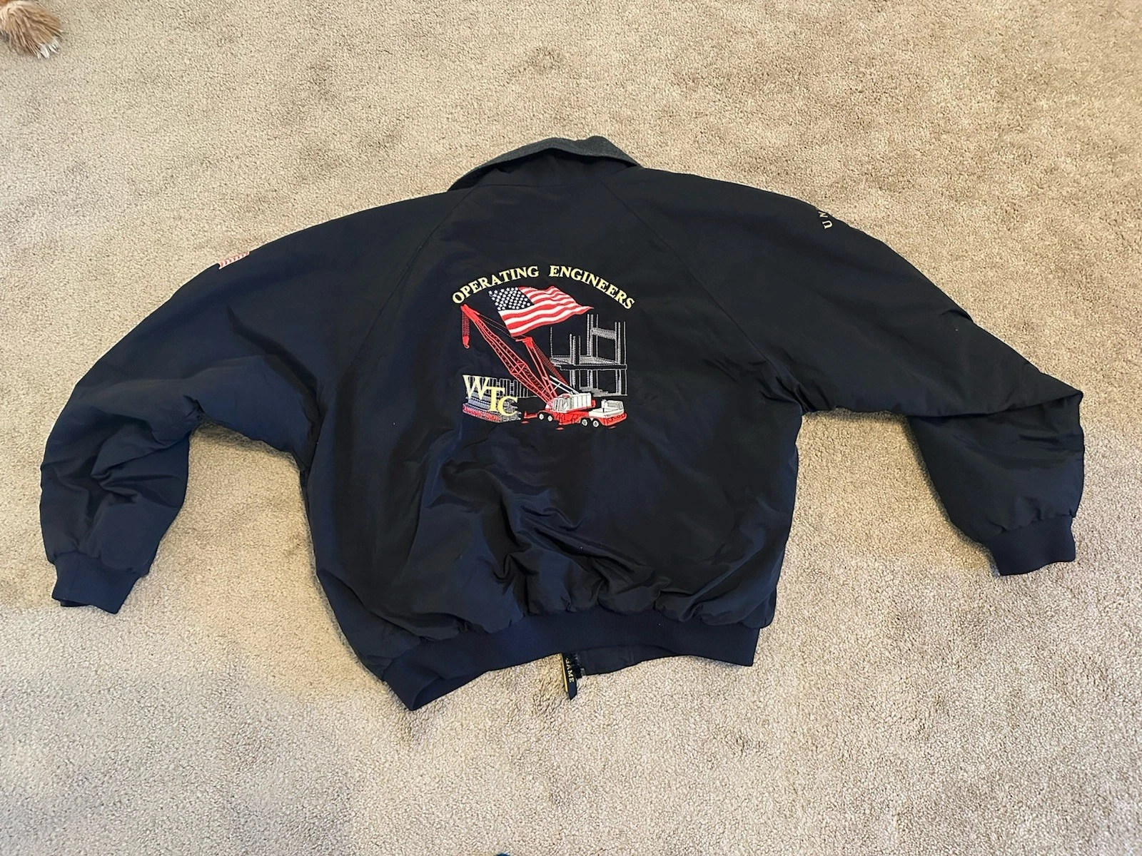 9/11 WTC Ground Zero Emergency Response Team - Operating Engineer’s Union Jacket - product detail image 2