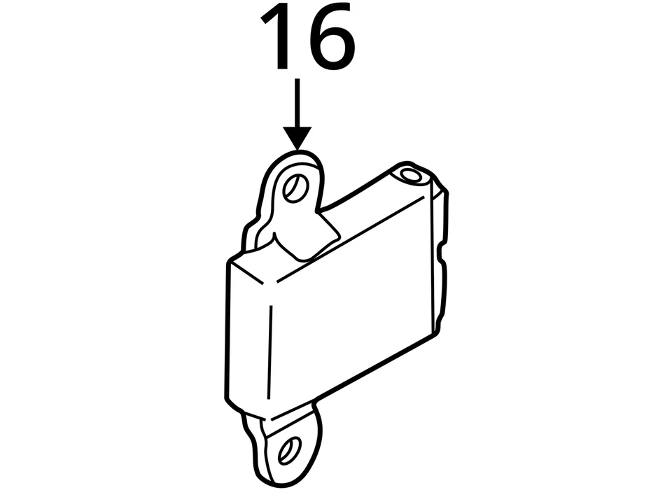 Unidad de control limpiaparabrisas trasero ECM chasis en puerta compatible con 01-06 SANTA FE 2263369 Foto 4 de 4
