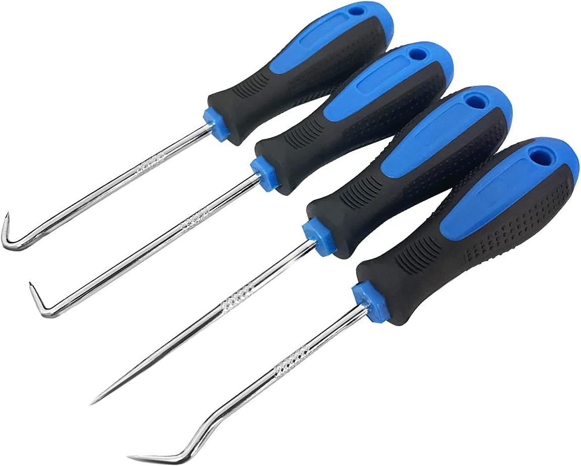 Precision Hook and Pick Set for Automotive | Blue, 4-Piece