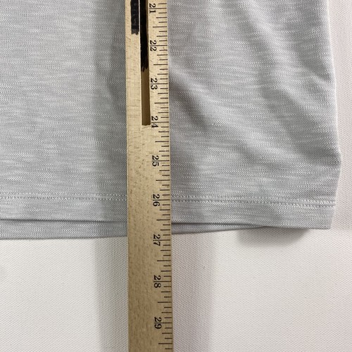Tommy Bahama Polo Para Hombres Grande Gris Manga Corta Modal Poliéster Logo Informal - Imagen 8 de 10