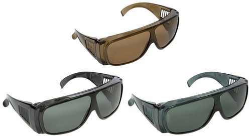SUNSHIELDS Atlantis Moulded Plastic Golf Sunglasses Tinted Polarised Lens - Picture 2 of 14