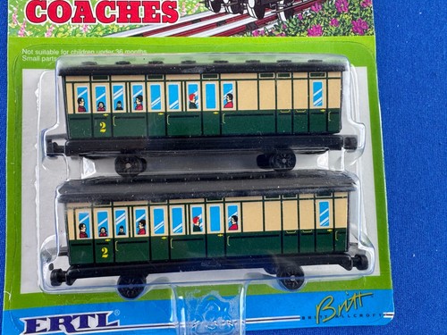 Ertl OLD COACHES (1993) / Vintage Thomas & Friends Metal Trains Made by ERTL NEW - Picture 2 of 4