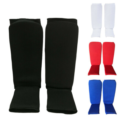 TMA Shin Instep Guards Kickboxing MMA shin pad Leg & Foot Protectors