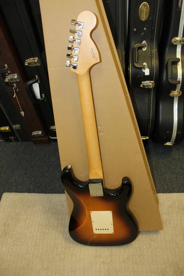 Left Handed Fender Squier Affinity Strat   Sunburst - Image 2 of 4