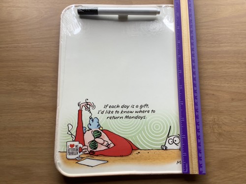 Vintage 80s Maxine Dry Erase Memo Board New Hallmark Mondays Kitchen Office - Picture 10 of 12