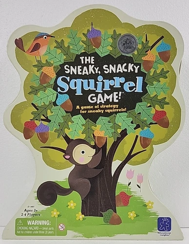 The Sneaky, Snacky Squirrel Game by Educational Insights Parents  100% COMPLETE!