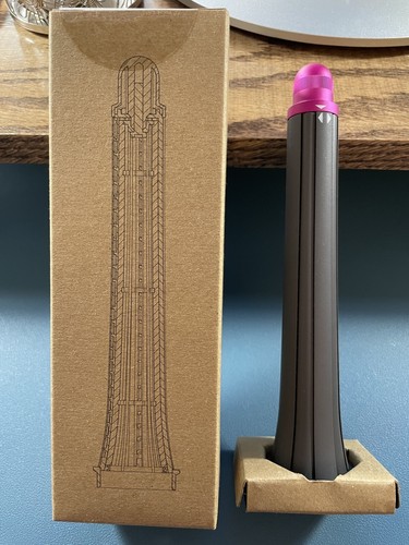 New Dyson Airwrap 0.8 Inch 20 mm Fuschia Long Barrel Attachment, Updated Design